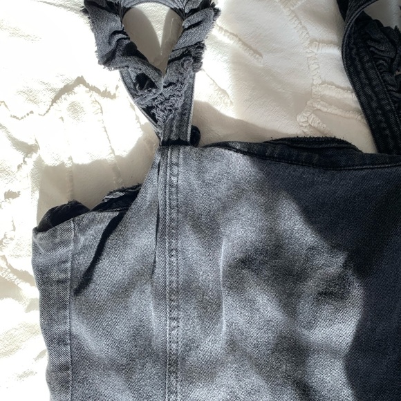Black denim romper great condition. - Picture 2 of 4